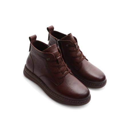 Ghete Dama din piele naturala 2586M BROWN | ADVANCER