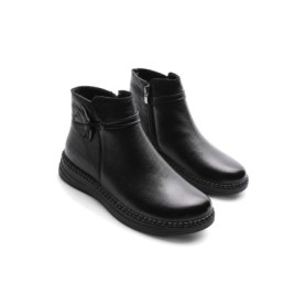 Ghete Dama din piele naturala 2587 BLACK | ADVANCER
