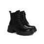 Ghete Dama din piele naturala 3007 BLACK | ADVANCER