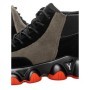 Ghete Barbati din piele naturala 1835 BLACK-KHAKI | ADVANCER