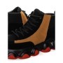 Ghete Barbati din piele naturala 1835 BLACK-YELLOW | ADVANCER