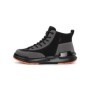 Ghete Barbati din piele naturala 3836 BLACK-GREY | ADVANCER