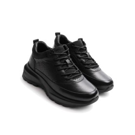 Ghete Barbati din piele naturala 37318 BLACK | ADVANCER