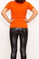 Dámska blúzka s krátkym rukávom QF5017-5 Oranžová | Fashion