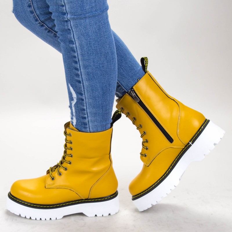 Dámska členková obuv 108 Žltá | Fashion