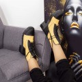 Dámska členková obuv NX121 Čierna-Žltá | Mei