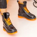 Dámska členková obuv NX120 Čierna-Oranžová | Mei