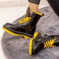 Dámska členková obuv NX120 Čierna-Žltá | Mei