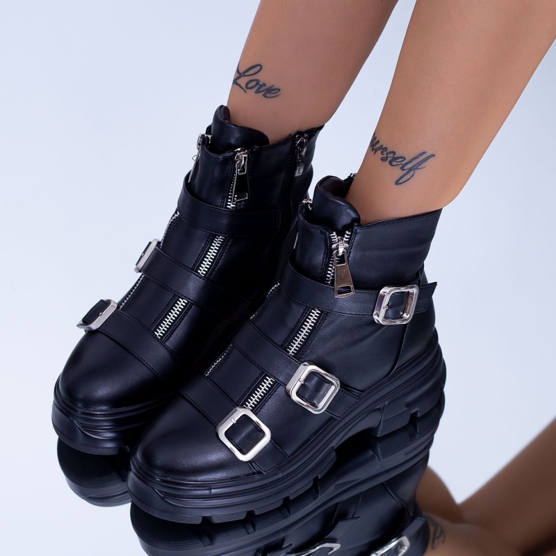 Dámska členková obuv MX309 Čierna | Mei