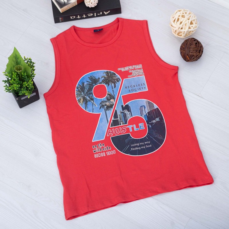 Pánske tričko M003 Červená | Fashion