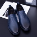 Pánska obuv z prírodnej kože KL60803 Modrá | Stephano