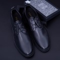 Pánska obuv z prírodnej kože KL6805 Čierna | Stephano