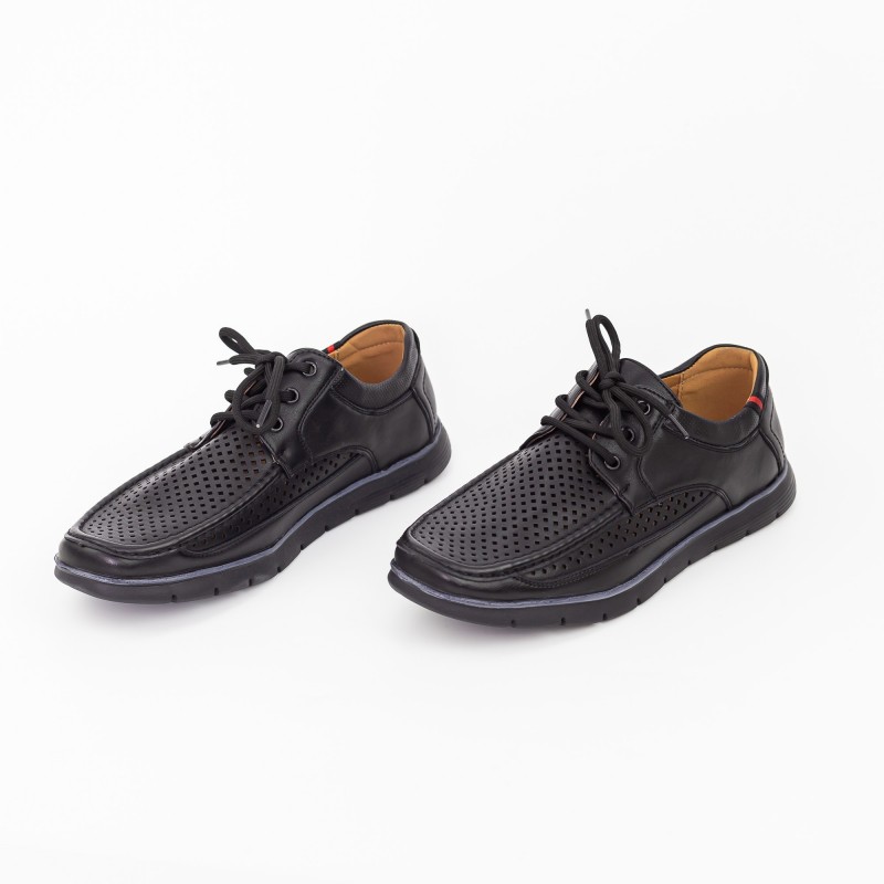 Pánska obuv na voľný čas L2161-4A Čierna | Mr Zoro