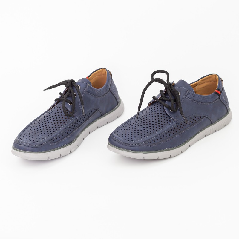 Pánska obuv na voľný čas L2161-4B1 Modrá | Mr Zoro