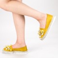 Dámske topánky na voľný čas L626 Žltá | Sweet Shoes