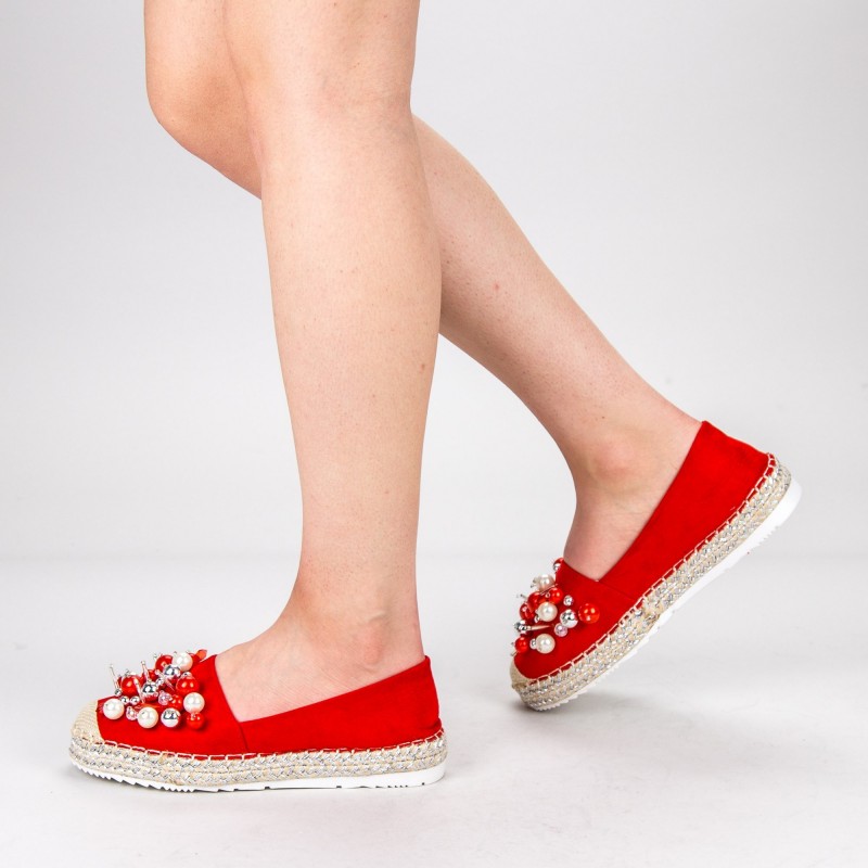 Dámske topánky na voľný čas L626 Červená | Sweet Shoes