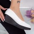 Topánky na podpätku a platforme C92 Biely | Fashion