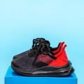 Chlapčenská športová obuv 5058B Čierna-Červená | Fashion