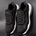 Pánske športové topánky 0553 Čierna-Biely | Mei