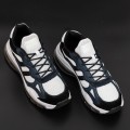 Pánske športové topánky 0553 Biely-Modrá | Mei