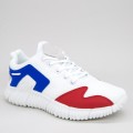 Pánske športové topánky 0557 Biely-Modrá | Mei