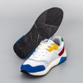Pánske športové topánky A0057-18 Biely-Tmavomodrá | AxBoxing