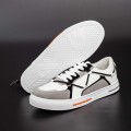 Pánske športové topánky D869 Biely-Čierna | Se7en