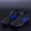 Pánske športové topánky 002 Čierna-Modrá | Calsido
