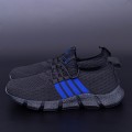 Pánske športové topánky 002 Čierna-Modrá | Calsido