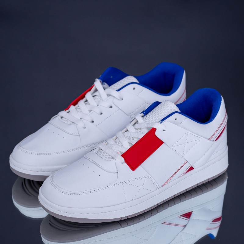 Pánske športové topánky H57 Biely-Červená | Rxr