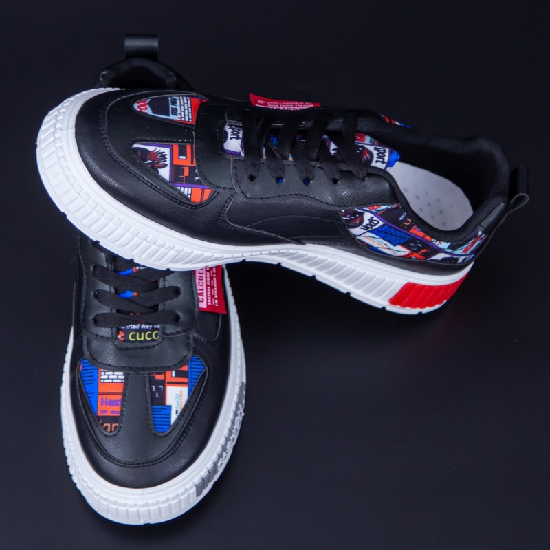 Pánske športové topánky CL42 Čierna | Mei