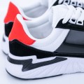 Pánske športové topánky SH112 Biely-Čierna | Fashion