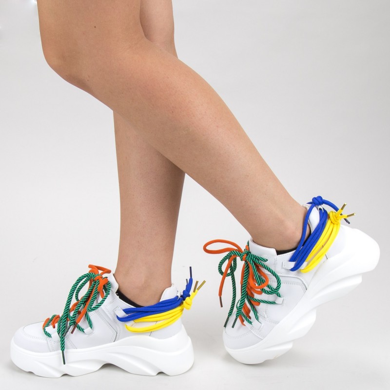 Dámska športová obuv 9033 Biely | Sport Fashion