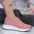 Dámska športová obuv AP2107 Tmavo ružová | Fashion