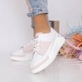 Dámska športová obuv AW369 Biely-Ružová | Angel Blue