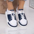 Dámska športová obuv AW369 Biely-Tmavomodrá | Angel Blue