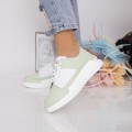 Dámska športová obuv AW369 Zelená-Biely | Angel Blue