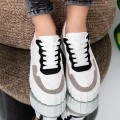 Dámska športová obuv MU21 Biely-Čierna | Fashion