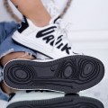 Dámska športová obuv WL262 Biely-Čierna | Mei