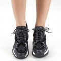 Dámske topánky na platforme SJN281 Čierna | Mei