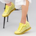 Dámske topánky na platforme SZ257 Žltá | Mei