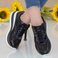Dámske topánky na platforme SZ255 Čierna | Mei