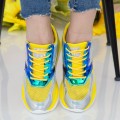 Dámske topánky na platforme SZ255 Žltá | Mei