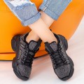 Dámske topánky na platforme LGYED5 Guncolor | Mei