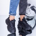 Dámske topánky na platforme WL167 Čierna | Mei