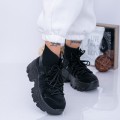 Dámske topánky na platforme WL119 Čierna | Mei