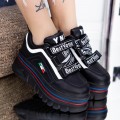 Dámske topánky na platforme 2018 Čierna | Mei