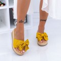 Dámske papuče XN38 Žltá | Mei