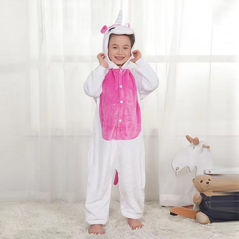 Jednodielne pyžamko pre deti Unicorn GALA21-933 Biely | Galasun