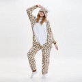 Pyžamo, jednodielny overal z mikrovlákna GALA21-920 Leopard | Galasun
